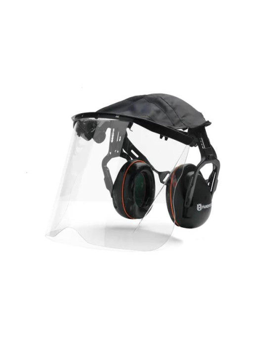 Ochronniki słuchu - Ochronniki słuchu z osłoną twarzy z plexi