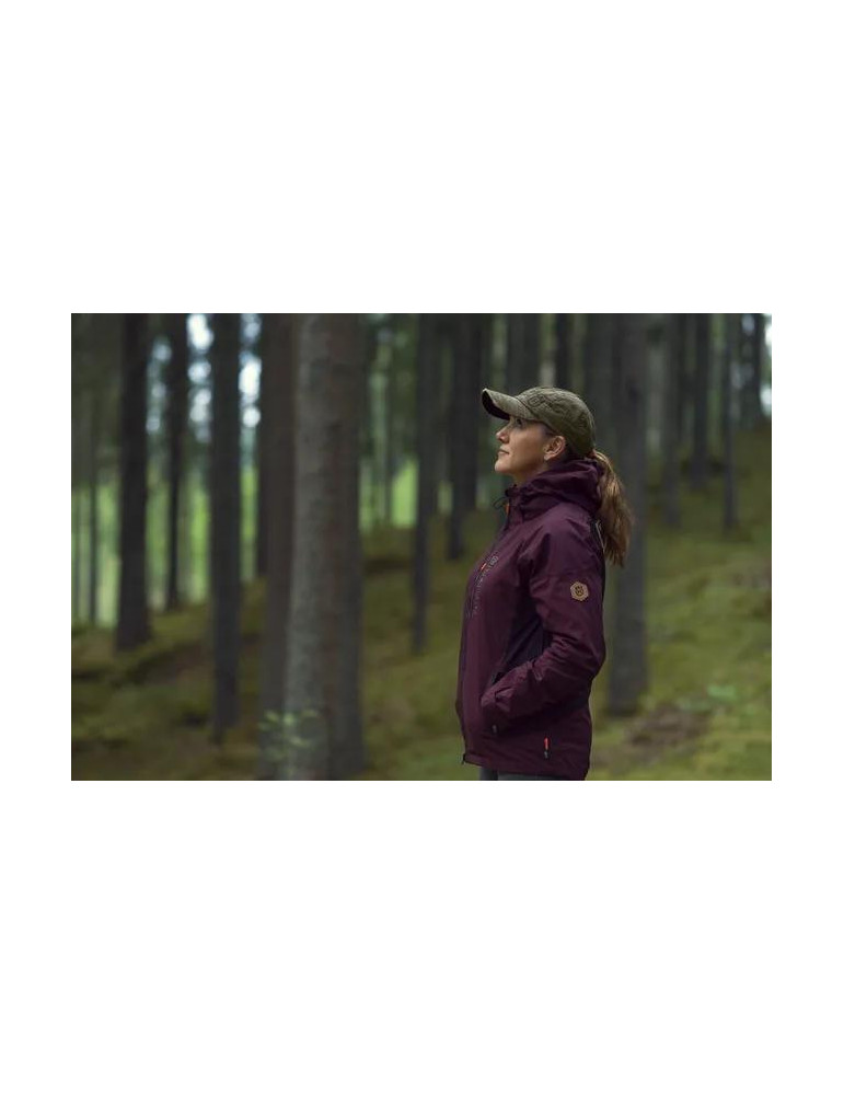 Wodoodporna damska kurtka Xplorer w kolorze bordowym