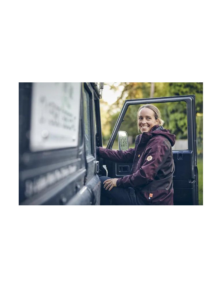 Wodoodporna damska kurtka Xplorer w kolorze bordowym