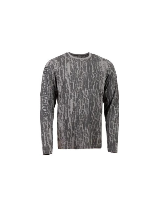T-shirt z długim rękawem Xplorer,unisex, szara kora