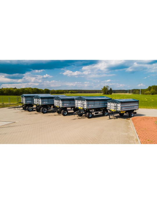 Przyczepa rolnicza i komunalna dwuosiowa Cargo, model D80N