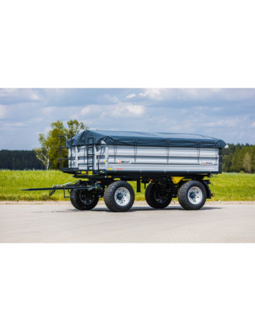 Przyczepa rolnicza i komunalna dwuosiowa Cargo, model D80P
