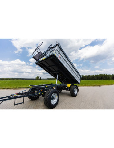 Przyczepa rolnicza i komunalna dwuosiowa Cargo, model D80P 2