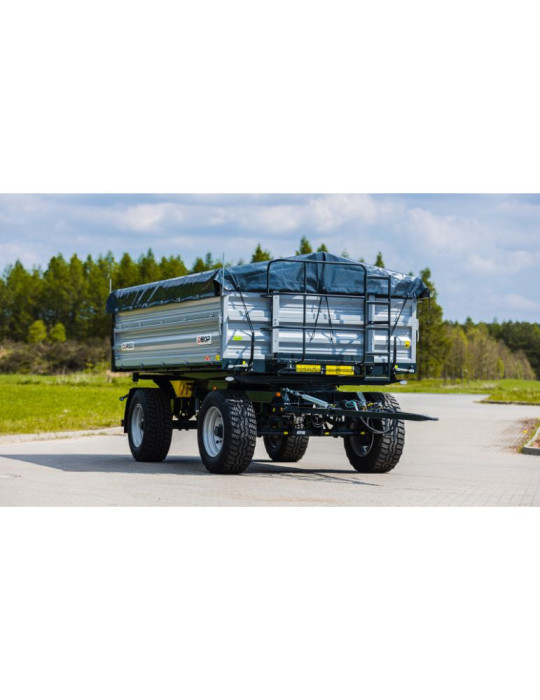 Przyczepa rolnicza i komunalna dwuosiowa Cargo, model D80P
